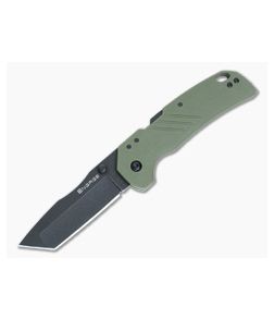 Cold Steel Engage Tanto Atlas Lock 3" Black Stonewashed 4116SS OD Green GFN Folder FL-30DPLT-BGZ - CS-FL-30DPLT-BGZ 1