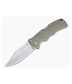 Cold Steel Verdict Clip Point Stonewashed 4116SS Flat Dark Earth GFN Tri-Ad Lock Folder FL-C3CPSSFDE - CS-FL-C3CPSSFDE 1