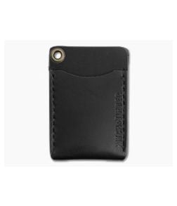 Hitch & Timber Flat Jack Black Leather Minimalist Wallet - HT-FLATJACK-BK 1