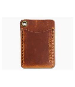 Hitch & Timber Flat Jacket English Tan Leather Minimalist Wallet - HT-FLATJACKET-ET 1