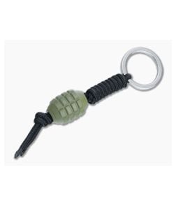 Microtech Frag Grenade Bead OD Green Lanyard Keychain - MT-FRAG-OD-BEAD-KC 1