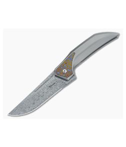 Reate Future Integral Knife Ladder Damasteel Mokuti - RK-FUTURE-V8 1