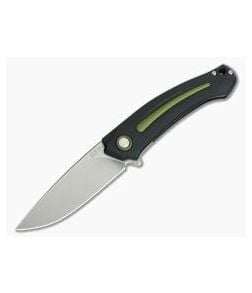 MKM Mikita Burnley Arvenis M390 Green Aluminum Inlays Black G10 Liner Lock Flipper FX01-MG-GR - MKM-FX01-MG-GR 1