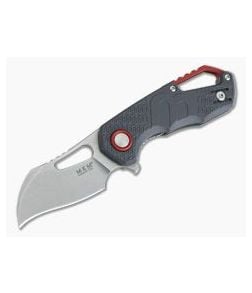 MKM Isonzo Flipper Hawkbill Stonewashed Plain N690Co Wolf Gray FRN FX03-1PGY - MKM-FX03-1PGY 1