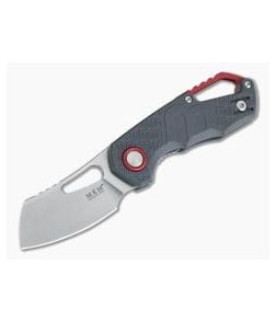 MKM Isonzo Cleaver Stonewashed Plain N690Co Wolf Gray FRN FX03-2PGY - MKM-FX03-2PGY 1