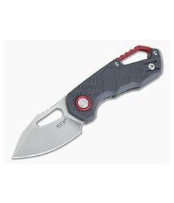 MKM Isonzo Clip Point Stonewashed Plain N690Co Wolf Gray FRN FX03-3PGY - MKM-FX03-3PGY 1