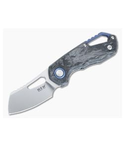 MKM Isonzo Marble Carbon Fiber Satin M390 Cleaver Vox Folder FX03M-2CM - MKM-FX03M-2CM 1