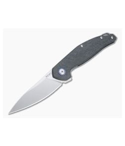 MKM Anso Goccia Satin M390 3D Carbon Fiber Liner Lock Flipper GC-CF - MKM-GC-CF 1
