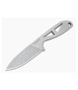 Bradford G Necker Stonewashed Elmax Fixed Blade Neck Knife GNECKER-SW - BK-GNECKER-SW 1