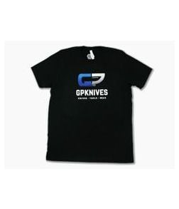 GPKnives Logo Black Heather T-Shirt XXL - AC-GP-TSHIRT-01-XXL 1
