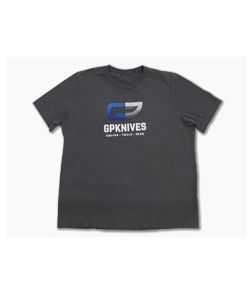 GPKnives Logo Gray T-Shirt Extra Large XL - AC-GP-TSHIRT-02-XL 1