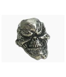 Schmuckatelli Grins Skull Bead Pewter - ST-GP 1
