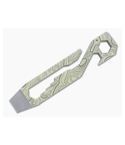 Griffin Pocket Tool Original Topographic Color Design Stainless Steel Multitool - GPT-SS-TG 1