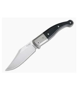 LionSteel Gitano Navaja Modern Slip Joint Niolox Black G10 GT01-GBK - LS-GT01-GBK 1