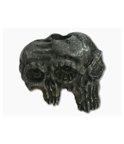 Schmuckatelli Gemini Twins Skull Bead Black Oxidized Pewter - ST-GTB 1