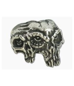 Schmuckatelli Gemini Twins Skull Bead Pewter - ST-GTP 1