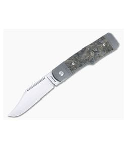 Jack Wolf Knives Gunslinger Jack Dark Matter Gold FatCarbon Front Flipper GUNSL-02-FC-DMGLD - JWK-GUNSL-02-FC-DMGLD 1