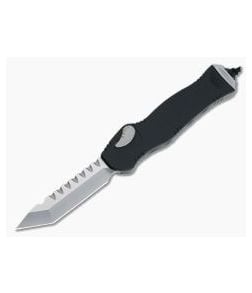 Heretic Knives Hydra Tanto Stonewashed S35VN Black Single Action OTF Automatic H006-2A - HRT-H006-2A 1