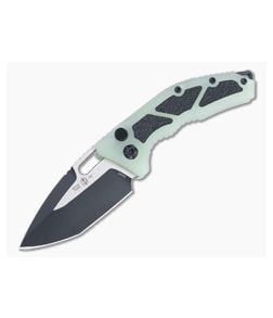 Heretic Knives Medusa Jade G10 Black Two-Tone Tanto Elmax OTS Automatic H011-10A-JADE - HRT-H011-10A-JADE 1