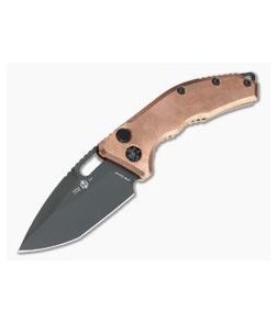 Heretic Knives Medusa Raw Copper DLC S35VN Tanto OTS Automatic Knife H011-6A-COPPER-01 - HRT-H011-6A-COPPER-01 1