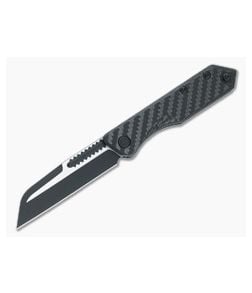 Heretic Jinn Carbon Fiber Slip Joint Two Tone Black Magnacut H013-10A-CF - HRT-H013-10A-CF 1