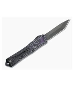 Heretic Knives Manticore-S Tanto DLC Elmax Purple Camo Carbon Fiber OTF Automatic H023-6A-PUCF - HRT-H023-6A-PUCF 1