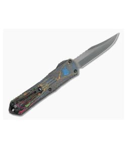 Heretic Knives Manticore-E Bowie DLC Elmax Awesome 80s Carbon Fiber EDC OTF Automatic H026B-6A-CF80S - HRT-H026B-6A-CF80S 1