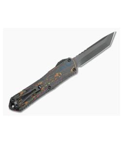 Heretic Knives Manticore-E Tanto DLC Elmax Awesome 80s Carbon Fiber EDC OTF Automatic H027-6A-CF80S - HRT-H027-6A-CF80S 1