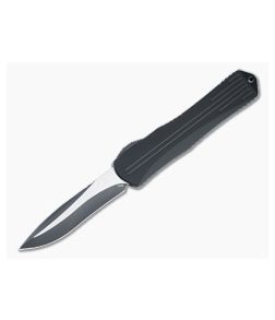 Heretic Knives Manticore-X Recurve Battleworn Black Elmax OTF Automatic H033-8A - HRT-H033-8A 1