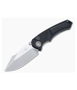 Heretic Knives Pariah Stonewashed Elmax Dual Action Liner Lock Automatic H048-2A - HRT-H048-2A-001 1