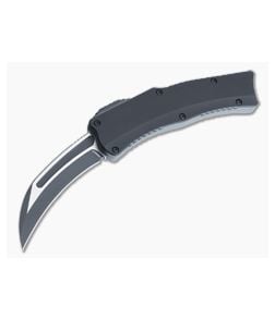 Heretic Knives Roc Black Two Tone MagnaCut Hawkbill Black Handle Curved OTF Automatic H060-10A-T - HRT-H060-10A-T 1