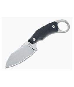 LionSteel H1 Skinner M390 Black G10 Fixed Blade Ring Knife - LS-H1-GBK 1