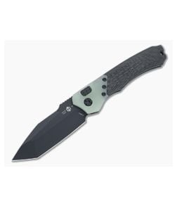 Heretic Wraith Auto Tanto Jade G10 Bolster Carbon Fiber - HRT-H100-4A-JADE 1