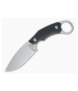 LionSteel H2 Drop Point M390 Black G10 Fixed Blade Ring Knife - LS-H2-GBK 1