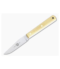Great Eastern Cutlery H208 Muskrat Clip Point Fixed Blade Beeswax Micarta Handle H20822-BW - GEC-H20822-BW 1