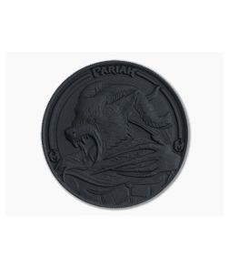 Heretic Knives Pariah Challenge Coin Tactical Black - HRT-H997-PT 1