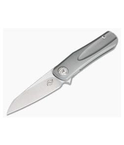 Liong Mah Design Hawk Sculpted Titanium Frame Lock Flipper M390 - LMD-HAWK-TI 1