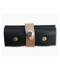 Scout Leather Co. Hex Bit Driver Tool Roll Black Leather - SLC-HBDTR-BK 1