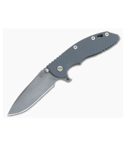Hinderer Knives XM-18 3.5" Gray Fatty Spanto Battle Bronze Frame - HK-0114 1