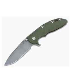 Hinderer Knives XM-18 3.5" OD Green Fatty Spanto Battle Bronze Frame - HK-0115 1