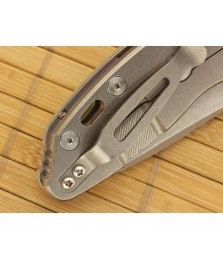 Hinderer XM-18 3.5" Backspacer Titanium Blue - HK-0263 1