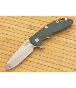 Hinderer Knives XM-18 3.5" Fatty Spanto Flipper Dark Green - HK-XM18-35-FAT1 1