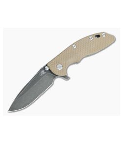 Hinderer XM-18 3.5" Spear Point 20CV Coyote G10 Battle Black DLC Tri-Way Flipper 1274 - HK-1274 1