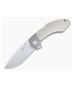 MKM Mikita x Rumici Hero Stonewashed M390 Tan G10 Advanced Back Lock Folder HR-GTTN - MKM-HR-GTTN 1