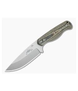 Emerson Knives HUCK Camp Knife Stonewashed 154CM Richlite Fixed Blade - EM-HUCK-SF-RL 1