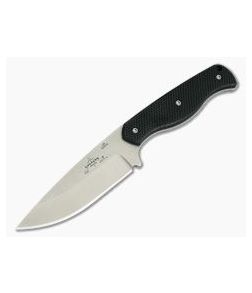 Emerson Knives HUCK Camp Knife StoneWashed S35VN Black G10 Fixed Blade - EM-HUCK-SF 1