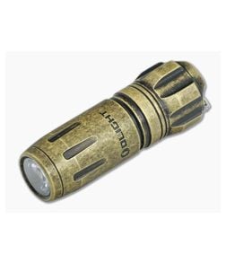 Olight i18 Brass USB-C Rechargeable Keychain Flashlight - OL-I18-BRASS 1
