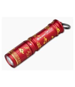 Olight i3E EOS Auspicious Clouds Red Keychain Flashlight - OL-I3E-ASCL 1