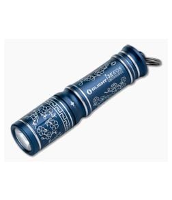 Olight i3E EOS Blue Porcelain Keychain Flashlight - OL-I3E-BP 1