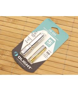 Olight i3E EOS Silver Keychain Flashlight AAA Battery - OL-I3E-SIL 1